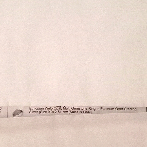 ETHIOPIAN WELO OPAL, MULTI GEMSTONE RING - Picture 10 of 10